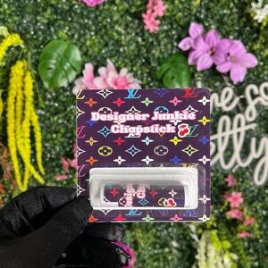 Designer Junkie Chapstick with Multicolor Pattern